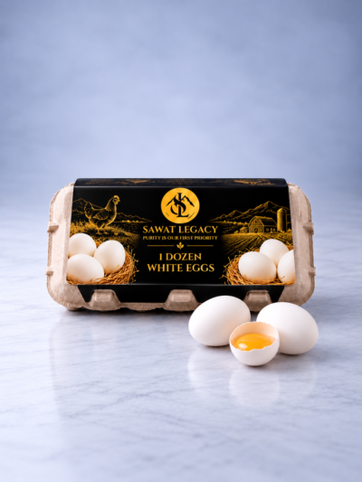 1 Dozen White Eggs